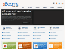 Tablet Screenshot of ebeamsinfotech.com